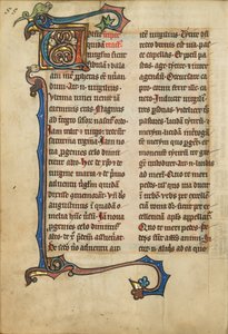 Decorated Initial V by Unbekannt Unbekannt